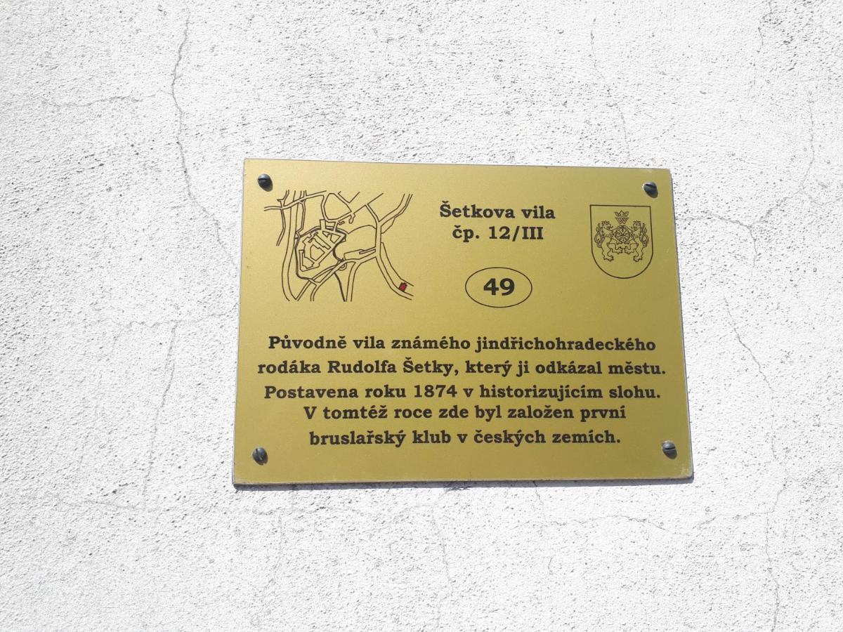 Apartmany Setkova Vila Jindřichův Hradec Exterior foto